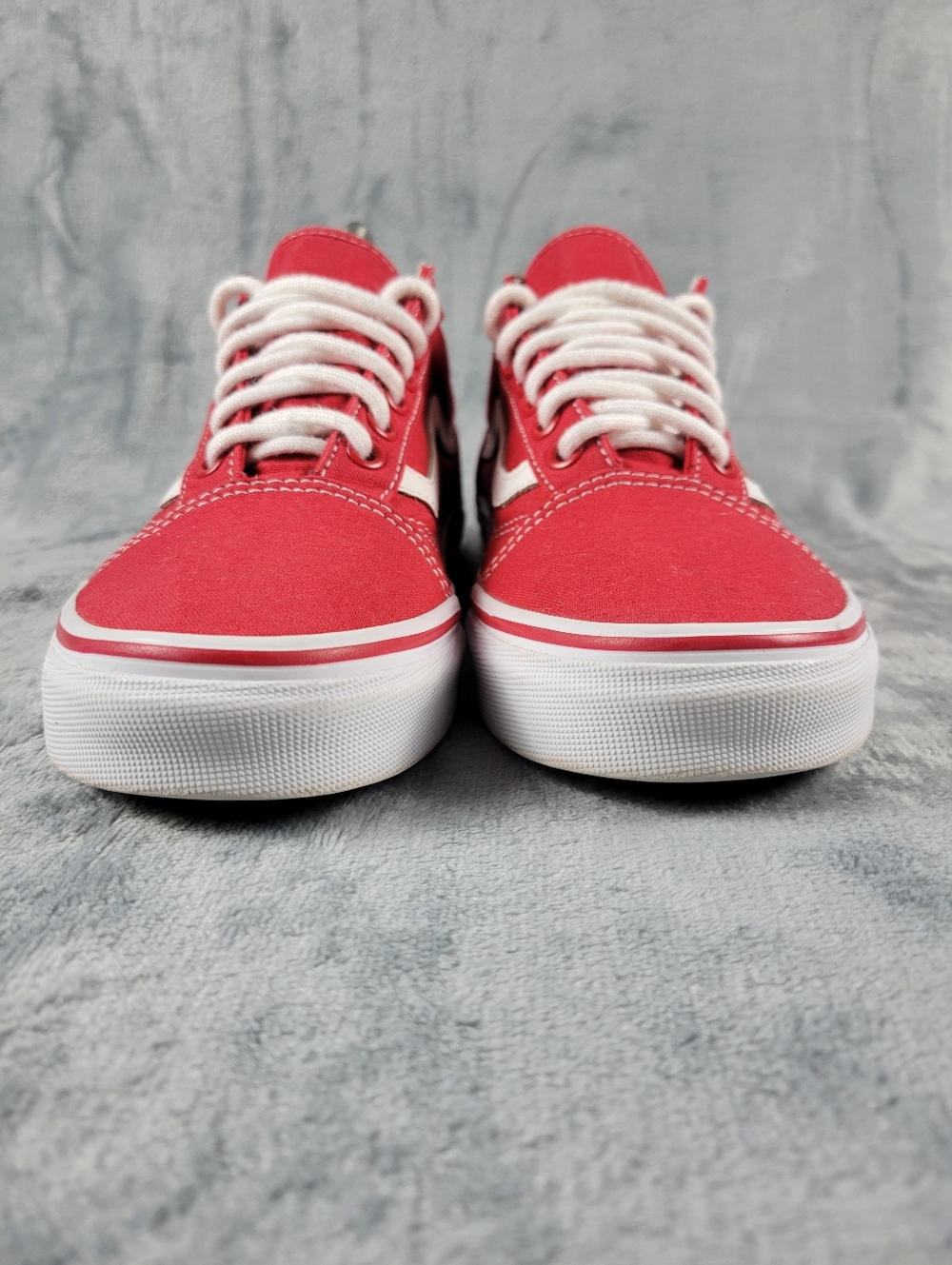Vans Old Skool Racing Red Skate Shoe Womens Size 9 - Picture 2 of 9